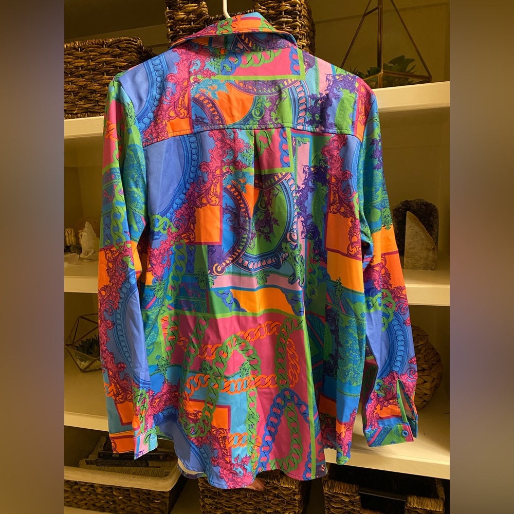 NWT! 80s style PLT button down! - Picture 2 of 2